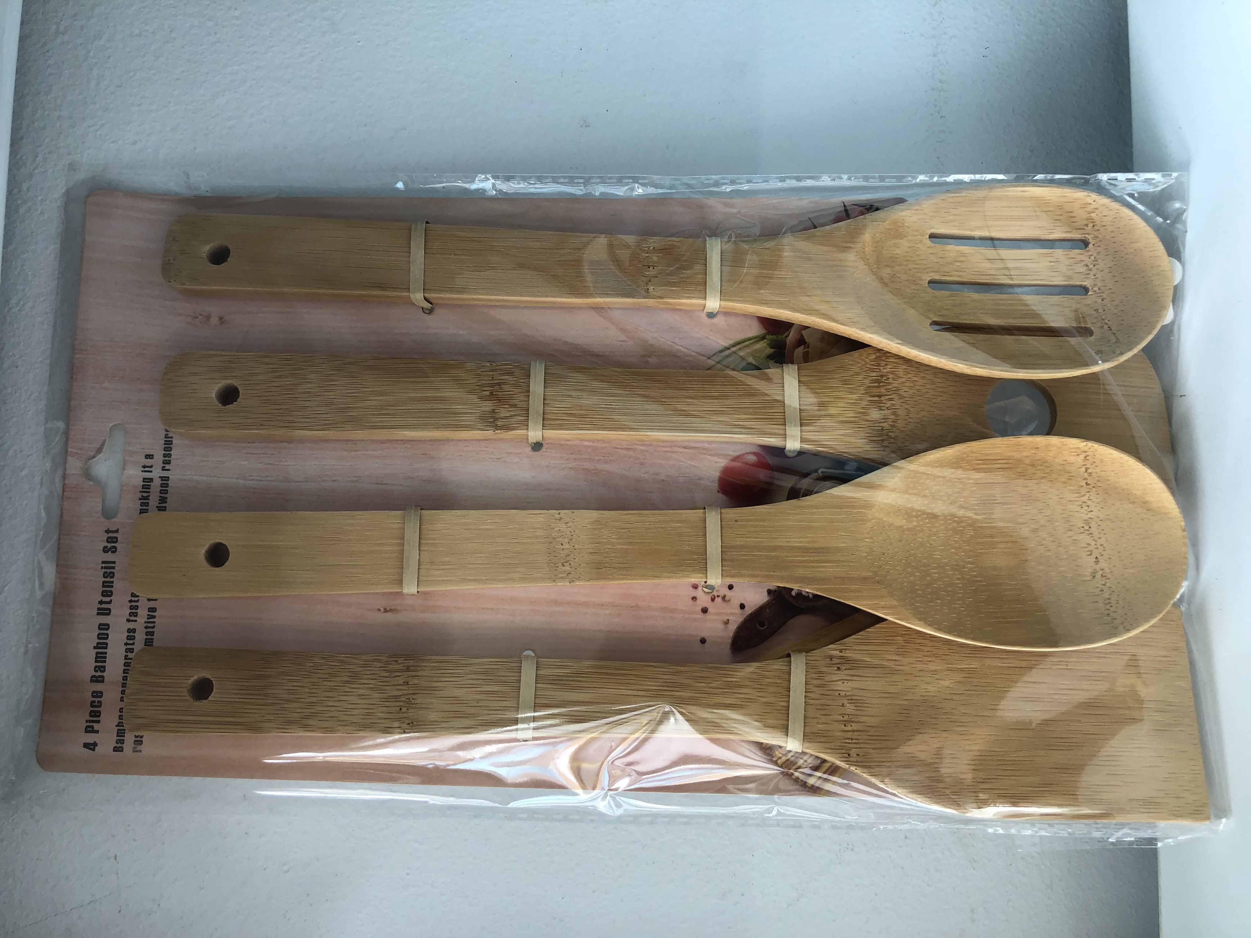 KIT DE COLHER DE BAMBU