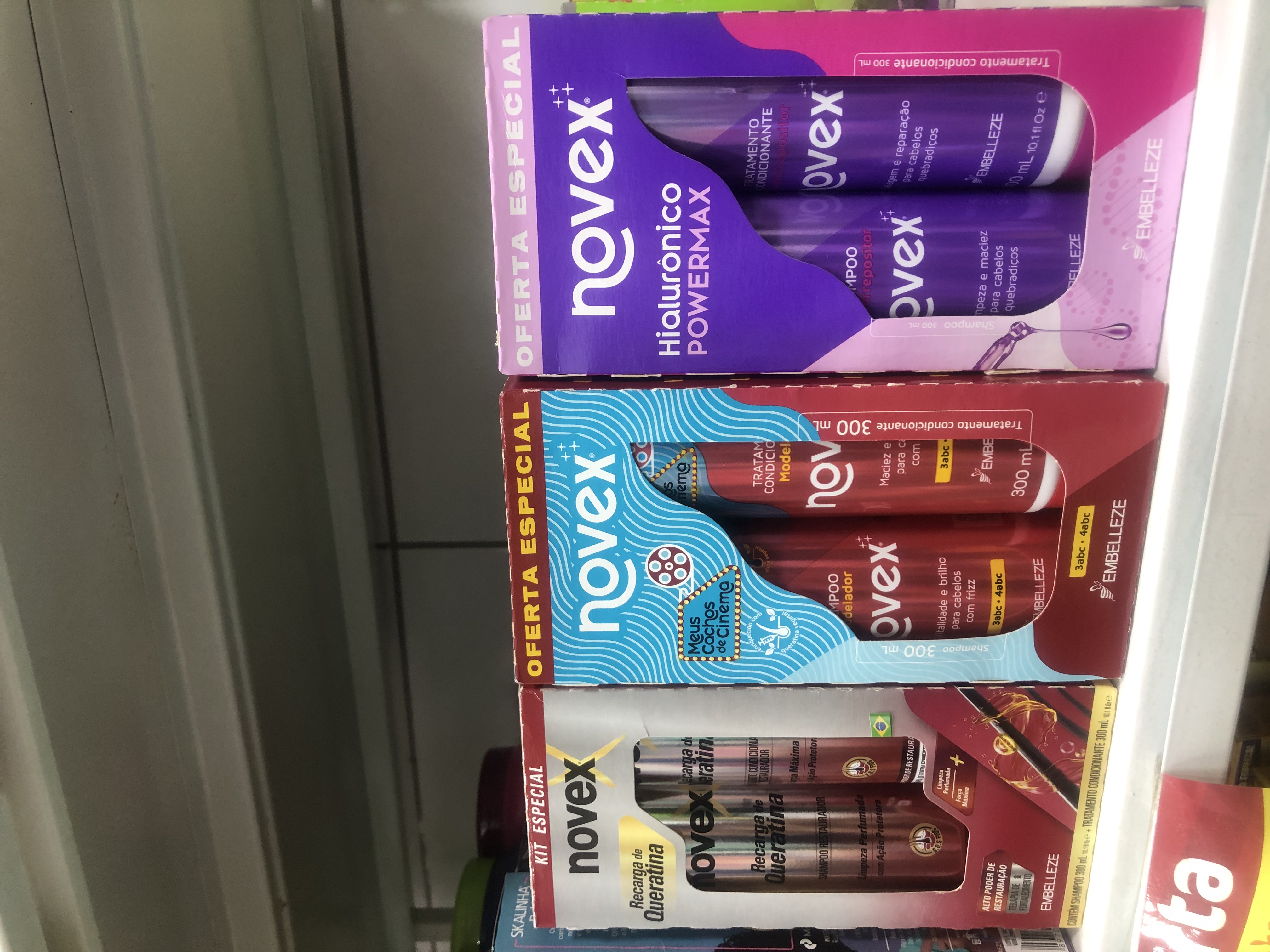 SHAMPOO E CONDICIONADOR NOVEX