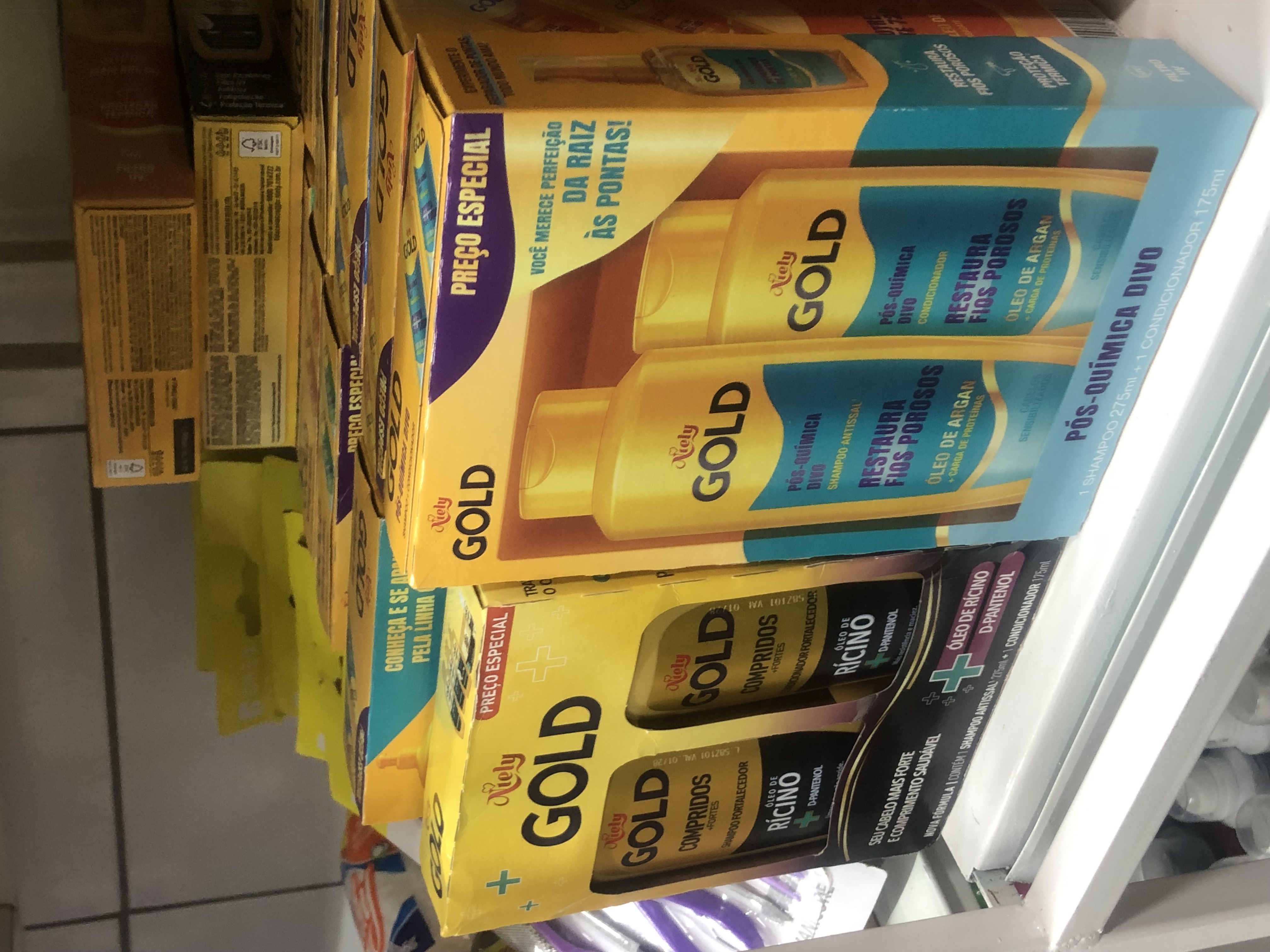 SHAMPOO E CONDICIONAR GOLD